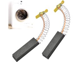 2 Stuks Koolborstels 5x12,5x36 mm - Geschikt voor Siemens en Bosch 00154740 Wasmachine - WH5029101 Elektrisch Gereedschap Accessoires