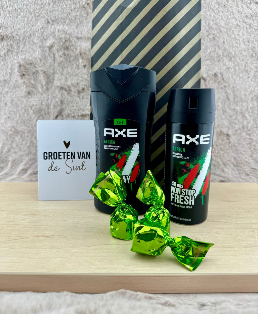 Goedkoopste Sinterklaas Heren •Cadeaupakket Axe Africa• - Leuk om cadeau te geven - Perfect Gifts