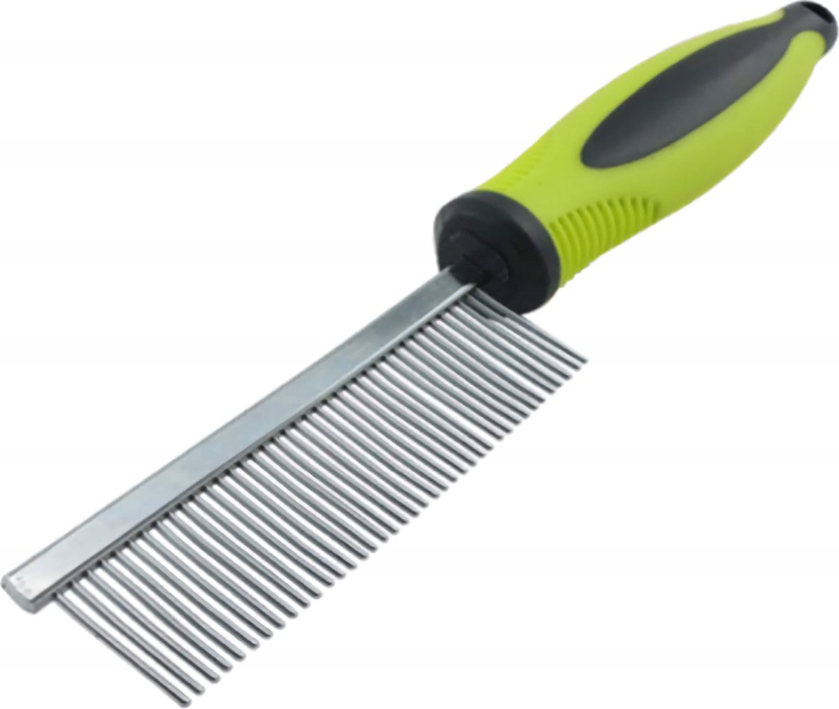 Nobleza Hondenkam - Kattenkam - 40 pinnen - Kam met ergonomische grip - Kattenkam korthaar - Kattenkam langhaar
