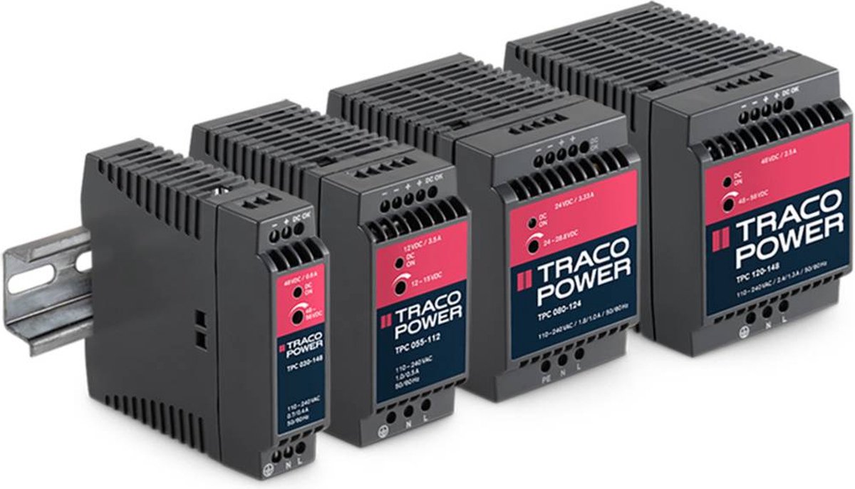 TracoPower TPC 080-148 DIN-rail netvoeding 48 V/DC 1.7 A 80 W Aantal uitgangen:1 x Inhoud 1 stuk(s)