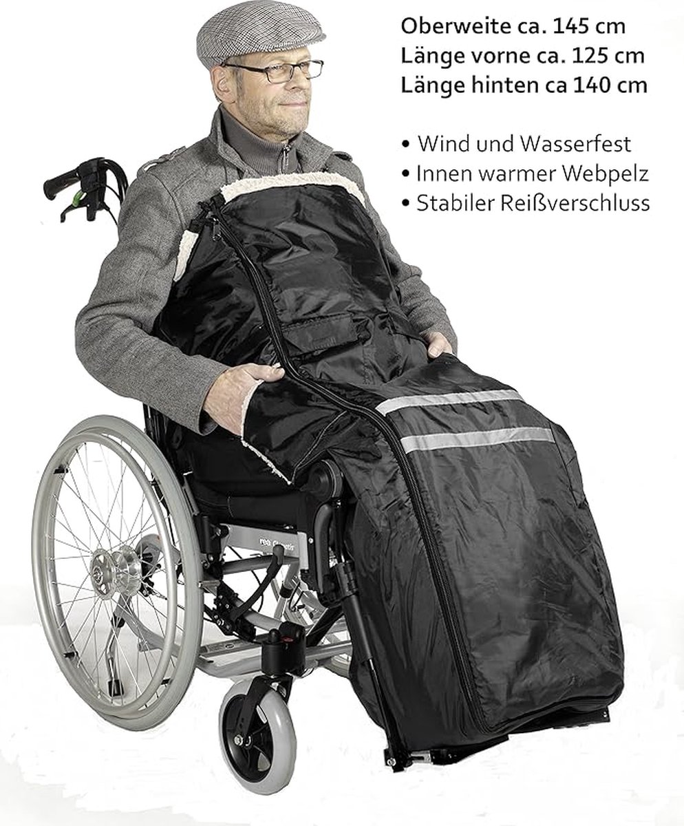 Goedkoopste rolstoelhoes, dikke warme rolstoel fleece wikkeldeken accessoires voor de oudere patient