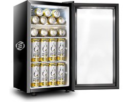 Equivera Mini Fridge for Drinks - Kleine Koelkast - Mini Koelkasten - Minibar - Mini Fridge - Mini Koelkast - Mini Koelkastje - Must have voor in Huis!