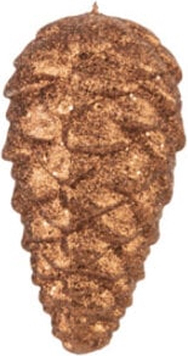 Denappel - hanger - glitter koper- H18cm