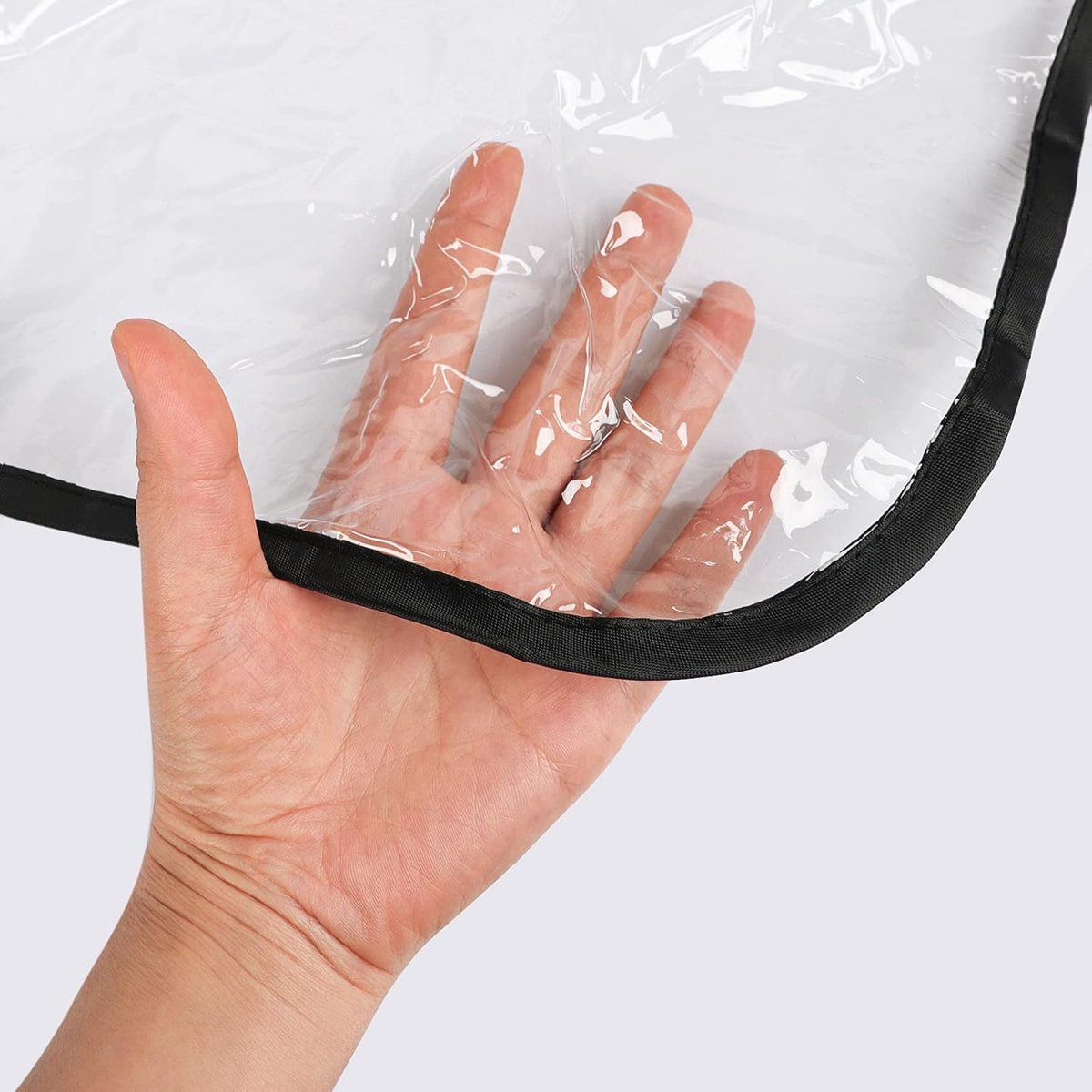 Universele regenhoes voor dubbele kinderwagen - Zachte, niet-giftige regenhoes - Transparante, winddichte, stofdichte hoes, Brother kinderwagen regenhoes - Stroller Sports kinderwagen waterdichte hoes – foto 3