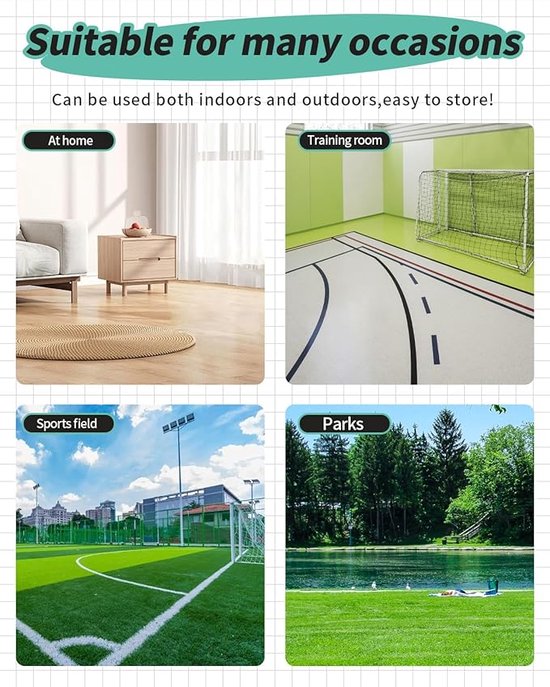 Tapis de football - Tapis de Voetbal - Équipement d'entraînement de Voetbal - Football - Junior - Tapis de Voetbal