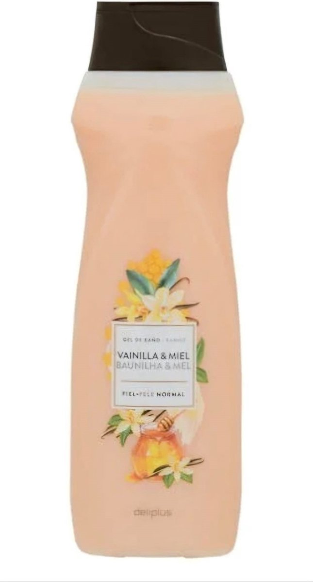 Goedkoopste Deliplus| Bad- en douchegel | Met vanille en honing | Hydraterend | Aromatische geur | Gel de Baño Vainilla & Miel | Voor de normale huid | Uit Spanje | 750ml
