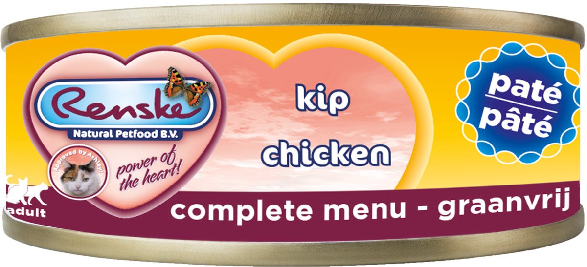 Renske Kattenvoer Paté Kip 70 gr