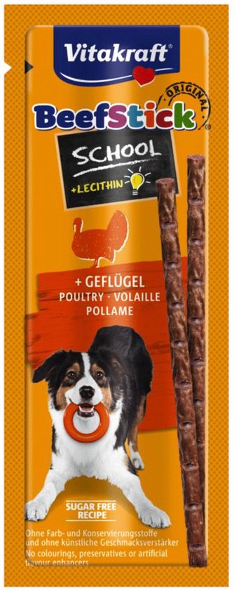Vitakraft Beefsticks School - Kip - Hondensnacks - 20 g