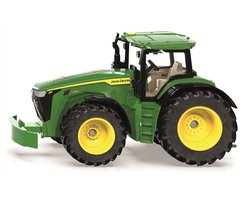 siku 3290, John Deere 8R 370, 1:32, metaal/kunststof, groen, incl. contragewicht, motorkap kan open