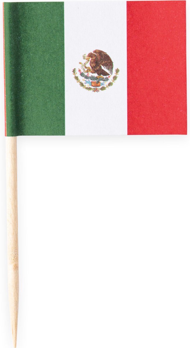 150x Cocktailprikkers Mexico - Hapjes Cocktail Tapas Zomer Terras