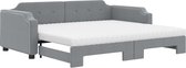 vidaXL-Slaapbank-onderschuifbed-matrassen-100x200-cm-stof-lichtgrijs