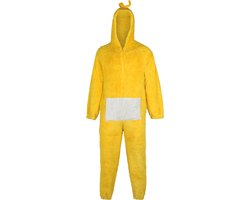 Carnavalskleding - Onesie - Kostuum - Geel - Heren - L - 171 - 185 cm - Verkleed als Teletubbies Laa-Laa