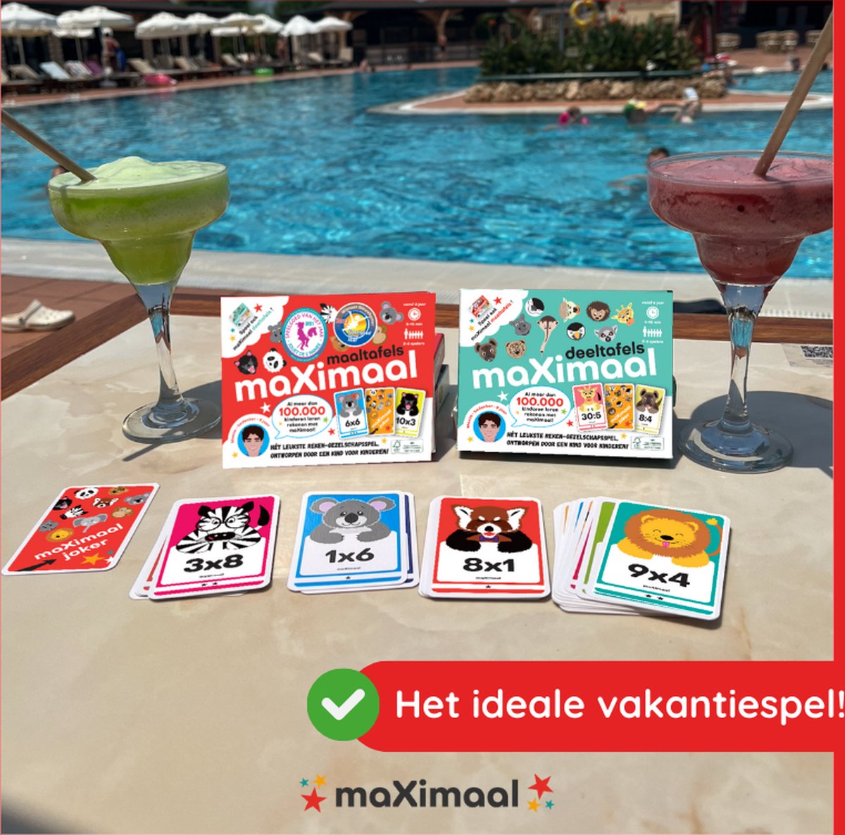 Maximaal Maaltafels & Deeltafels - Gezelschapsspel voor 6+ jaar - Kaartjes — afbeelding 8