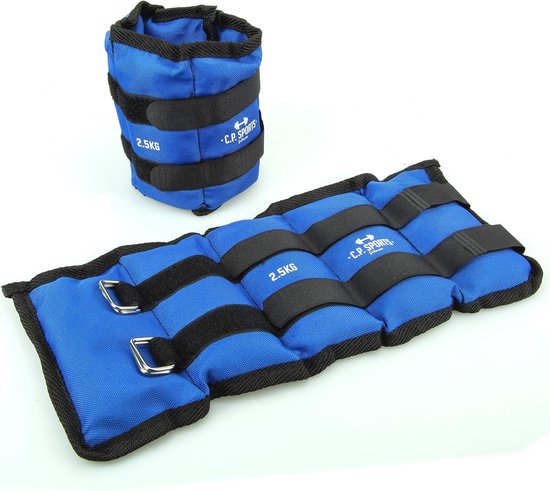 Sportneer Enkelgewichten, verstelbare enkelgewichten set, polsbanden, 0 ,45-3,1 kg (standaard)/1 kg-4,5 kg (extra), 2 stuks, paars