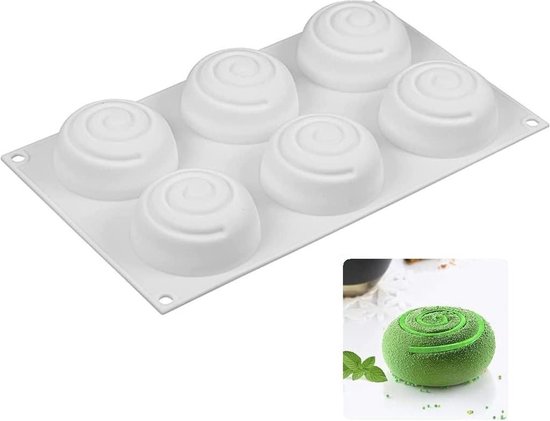 Mini-ijslepels siliconen mal met 6 holtes voor het maken