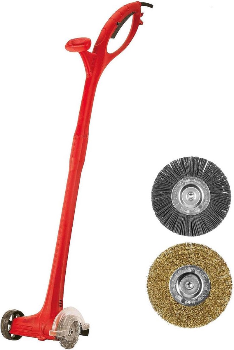 DD Onkruidborstel Electrisch - Bosmaaier - Onkruidverwijderaar - 140 Watt en 1200 Rpm- Rood