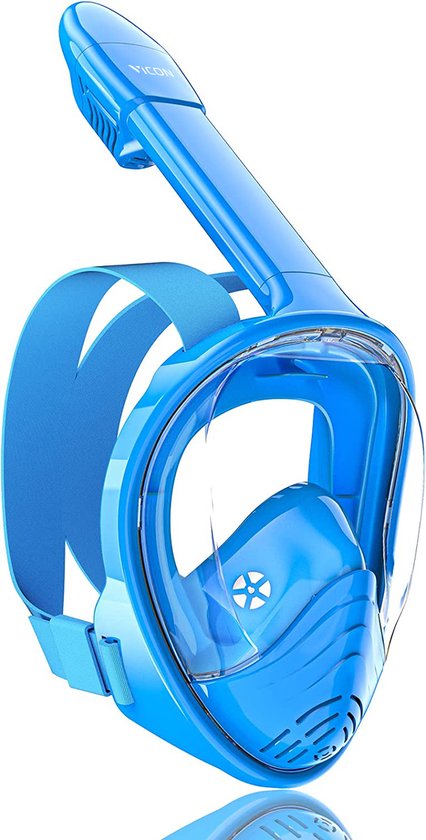 Vicon Snorkelmasker voor kinderen - 4 t/m 12 jr - Snorkelset Blauw