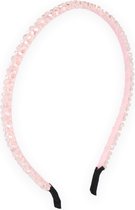 Lajetti Glitter Haarband Roze - Skinny Diadeem