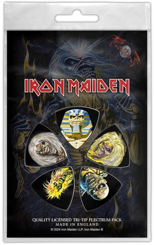 Iron Maiden Classic Albums Unisex Plectrumset - meerkleurig - Standard