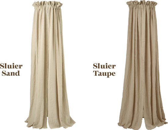 Meyco Baby Uni sluier - Sand — afbeelding 4