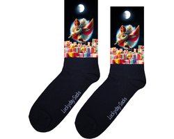 Sinterklaas cadeautjes sokken - Sinterklaas sokken - 5 december - Sinterklaas kadootje - Schoen cadeau - Pakjes avond - Grappige cadeau - December cadeau - December kadootje - LuckyDay Socks - Maat 37-44