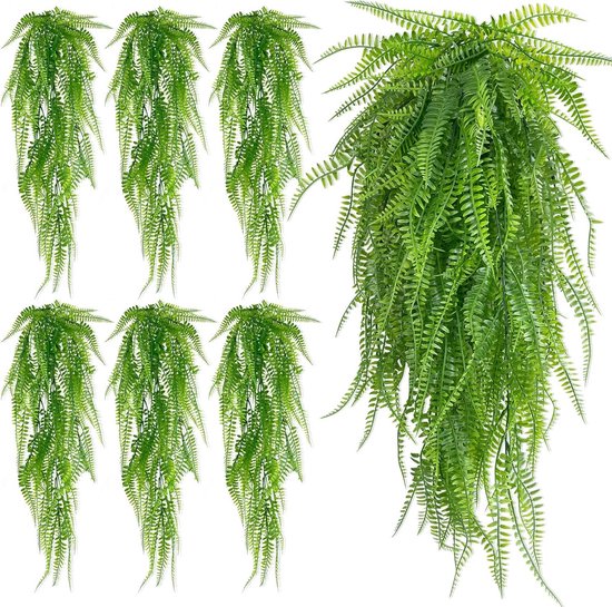 Set Van 2 Hangende Kunstplanten Met Pot - Kunstplanten In Macramé