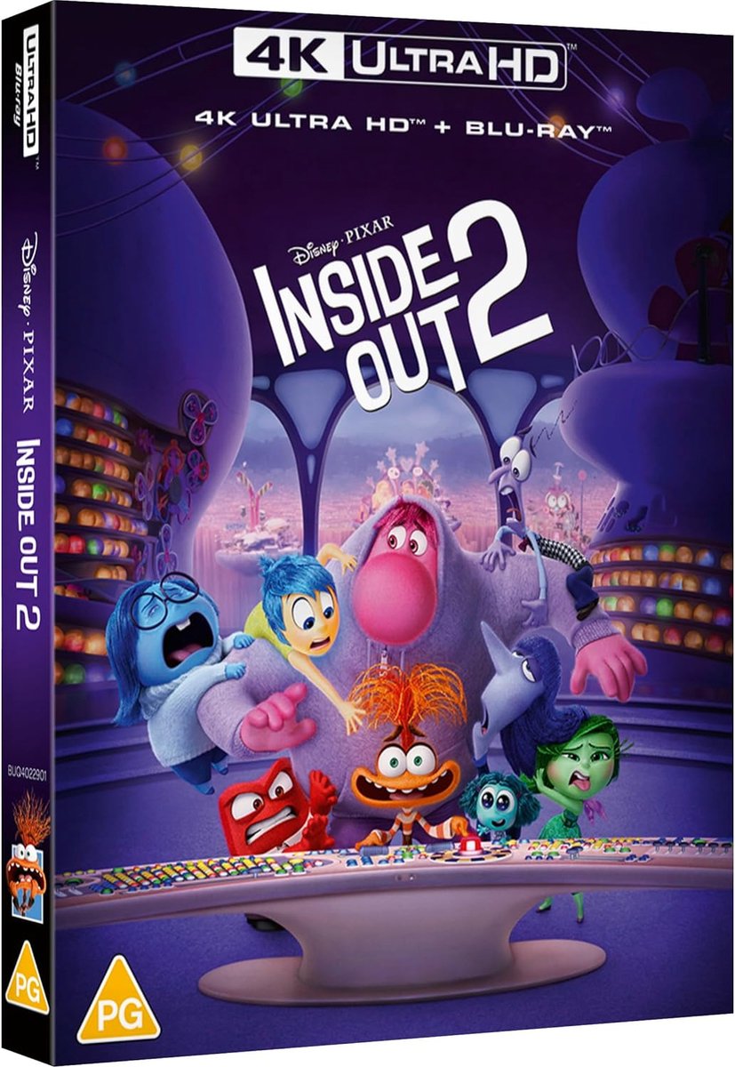 Inside Out 2 - 4K Ultra HD - Blu-ray - Import-