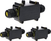 LED's Light Pro Kabeldoos I-connector - IP68 waterdicht - Lasdoos voor kabels van 4 tot 12 mm - 3PACK - Kabelbox - Kabelverbinder - Kabel box - Kabelmof - Waterdichte connector