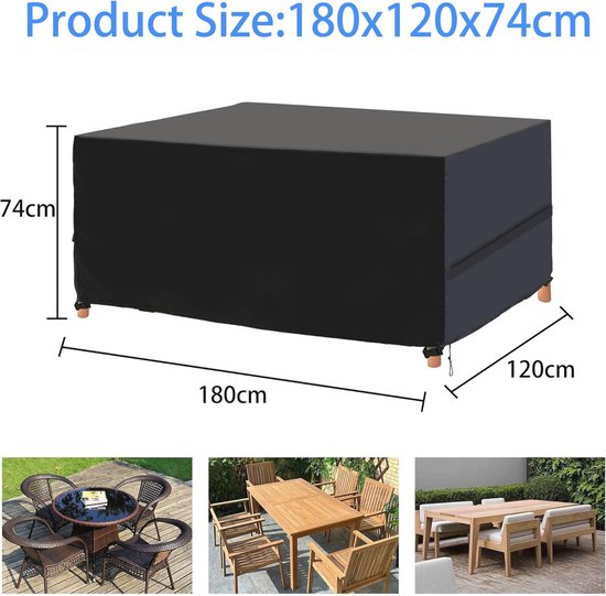 Outdoor Cover loungesethoes XL-vorm 300 x 300 x (h) 70 cm
