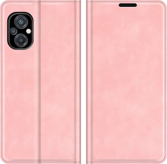 Etui Xiaomi Poco M5 - Etui Portefeuille - Similicuir - Rose