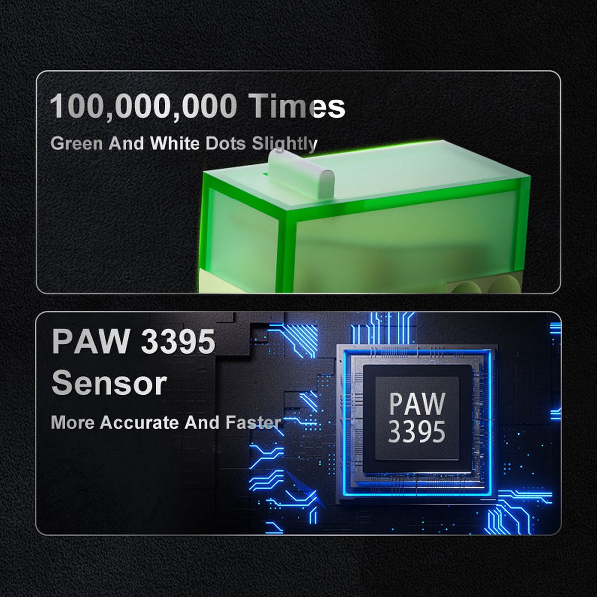 Ajazz AJ179 - 26000DPI PAW3395 Ultralicht Gaming Muis thumbnail 3