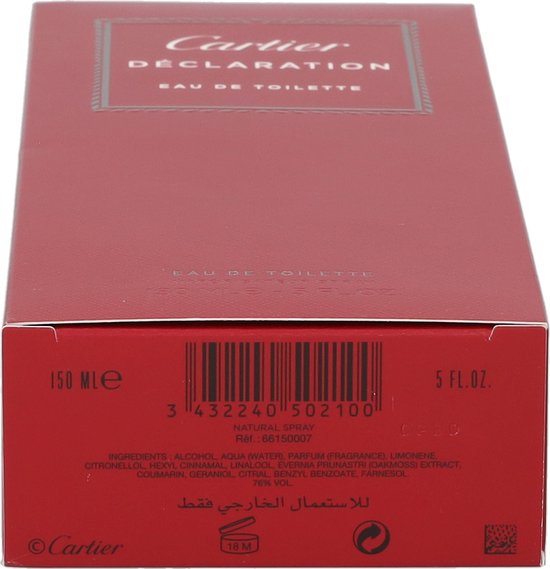 Cartier Déclaration 150 ml - Eau de Toilette - Herenparfum