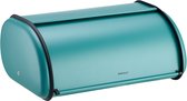 Kinghoff 1867 - Grande boîte à pain - Acier inoxydable - Vert - Rétro - 44 x 27 x 18,5 cm