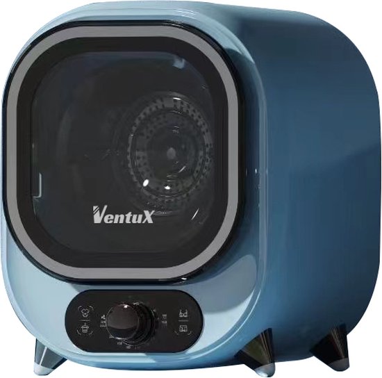 Ventux Mini Wasdroger - Condensdroger - 2 KG Laadvermogen - Luchtafvoerdroger - 31 x 39 x 38 cm - Vrijstaande Droger