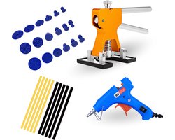 Maltrex Kit d'extracteur de bosses pour voiture 31 pièces – Outils d'extraction de bosses avec pistolet à colle, Bâtons de colle et accessoires – Convient pour les bosses de 3 à 10 cm