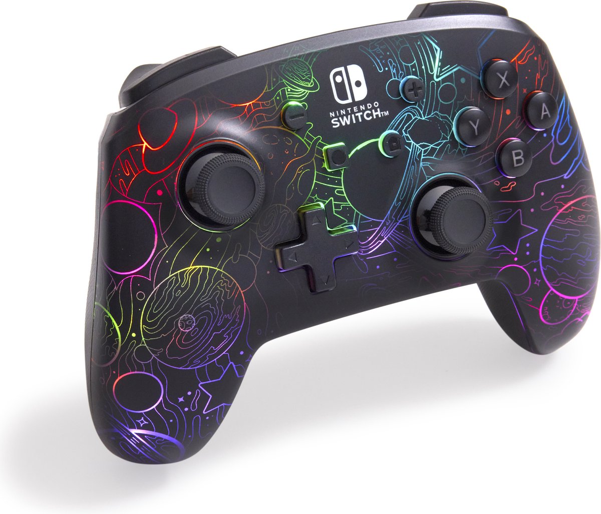 PowerA Verbeterde Draadloze Controller voor Nintendo Switch met Lumectra - Galaxy – foto 2