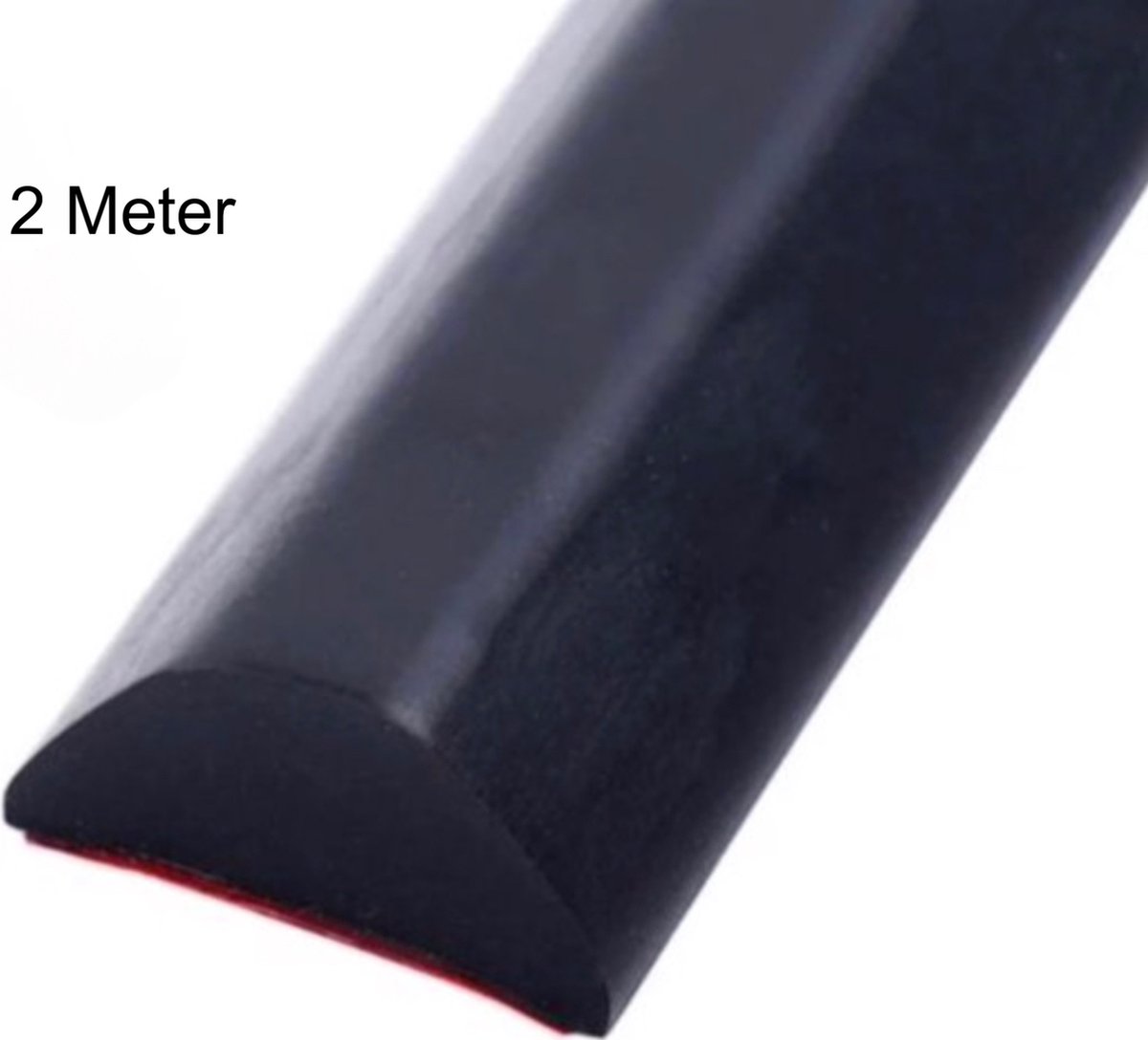medj-Waterkering - Waterdrempel - Douche dorpel-Siliconen - Zwart - 2 Meter -Siliconen - Zelfklevende Kit rand