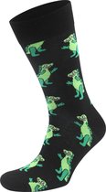 Happy Socks Sokken Inflatable Dino - Maat 41-46 - Heren - Grappige sokken - Halfhoge sokken