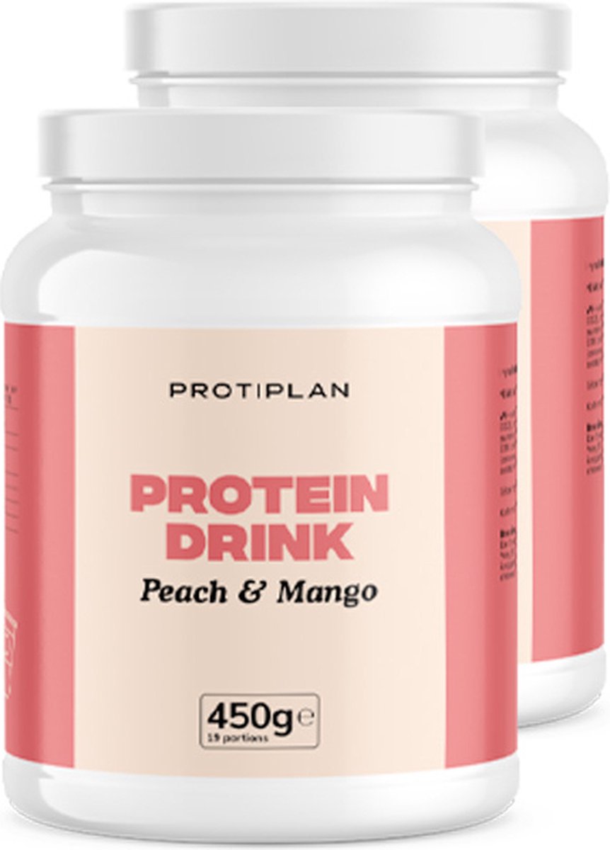 Goedkoopste Protiplan | Voordeelpot Mango Perzik Drank | 2 stuks | 2 x 450 gram