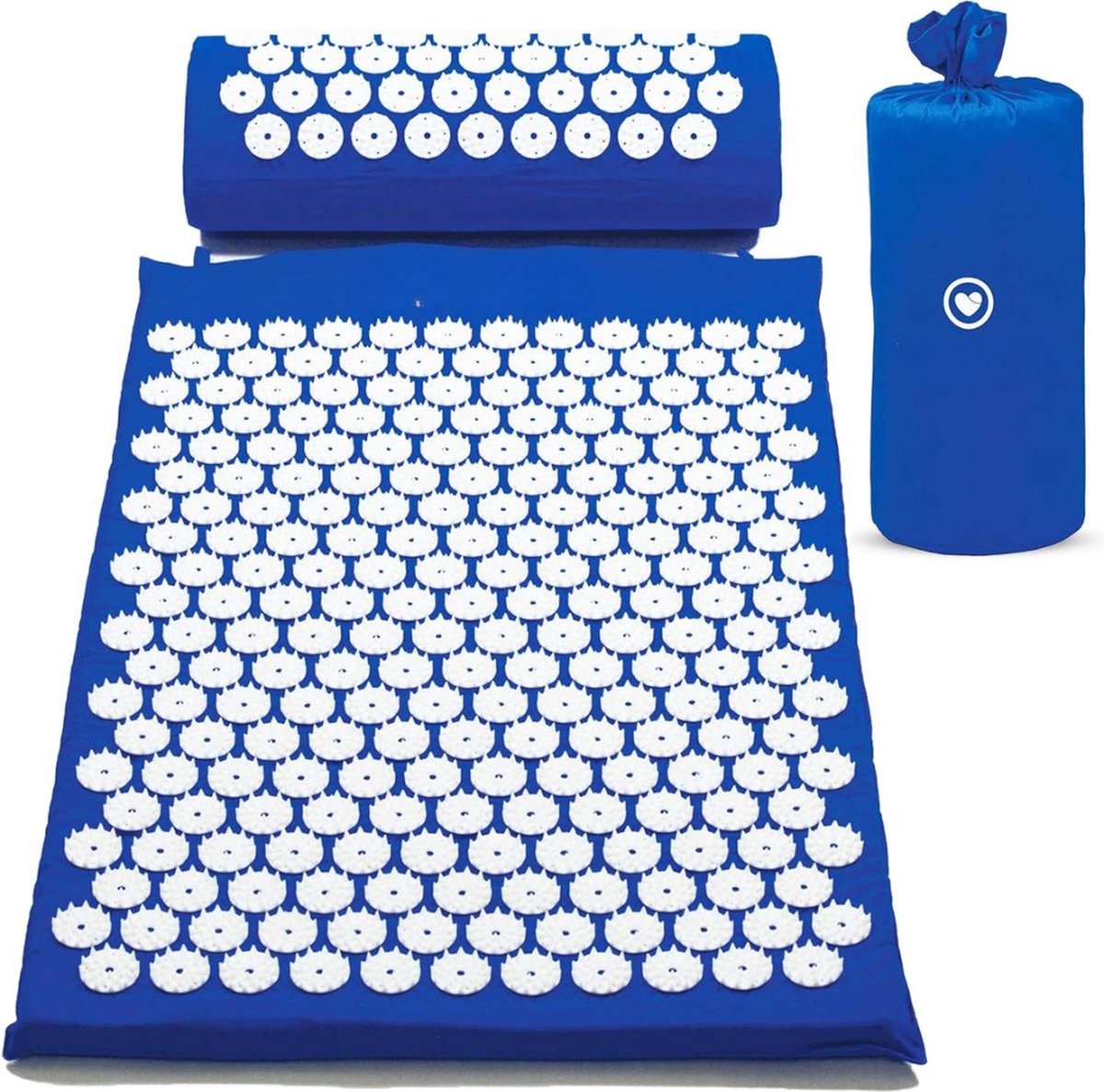 Goedkoopste Pijnlijke spieren ontspanningsmat - betere doorbloeding rugmassage mat - drukpuntmat met acupressuurkussen massage matras