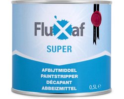 Fluxaf Afbijtmiddel Super - 0,5 ltrl - Afweken - Verwijderen - Alternatief voor zandstralen