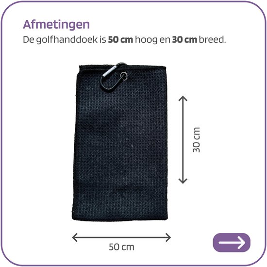 Golf Handdoek + Golf Pitchfork 4 in 1 - Golf accessoires - Golfset van Laiten Golf — afbeelding 4