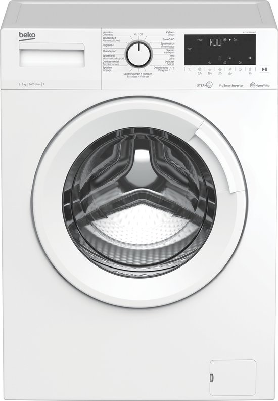 Beko WTV9716XWWST - SteamCure - 9 kg wasmachine