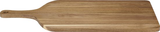 alpina Borrelplank Hout 57 x 30 cm – Grote Serveerplank voor Tapas, Kaas en Borrelhapjes – Houten Tapasplank – Natuurlijk Design