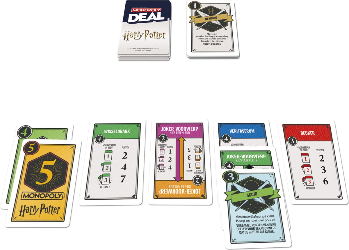 Monopoly Deal Harry Potter - Kaartspel — afbeelding 2