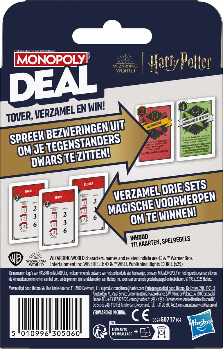 Monopoly Deal Harry Potter - Kaartspel — afbeelding 5