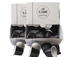 Il Leone Espresso Koffiecups - Nespresso Cups - Compatibel met Koffiezetapparaten en Nespresso Koffiemachine - Donkere Branding - 160 Stuks