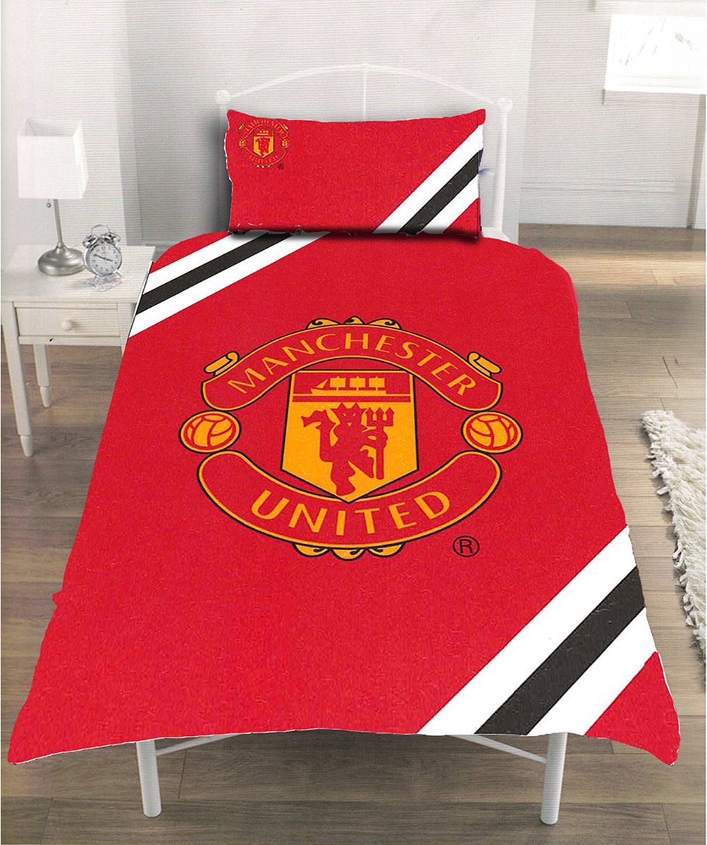 Manchester United dekbedovertrek Stripe 1 persoons