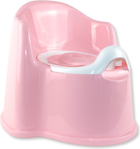 Pot de luxe KEES - avec dossier haut et pot intérieur - Rose