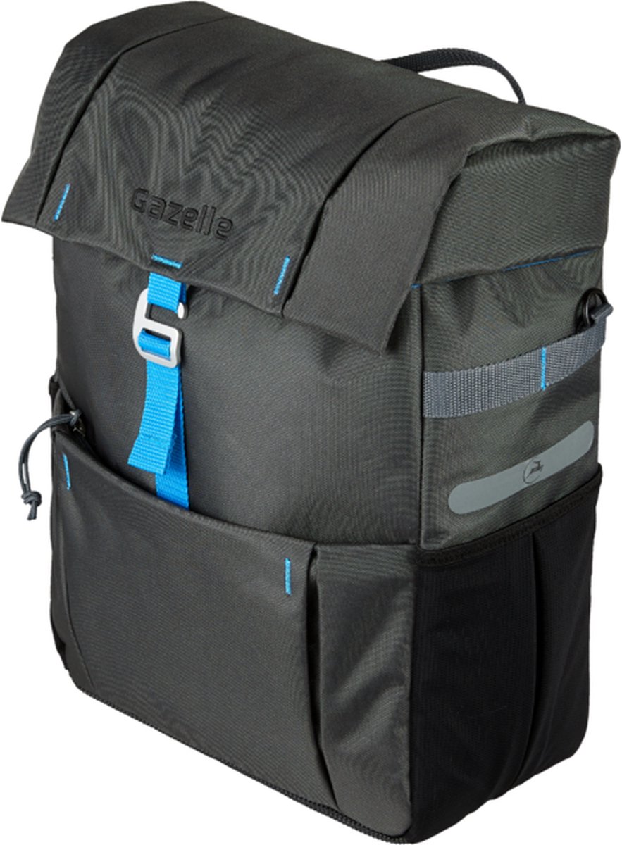 Gazelle Enkele Fietstas - 18,5 Liter - Antraciet Blauw